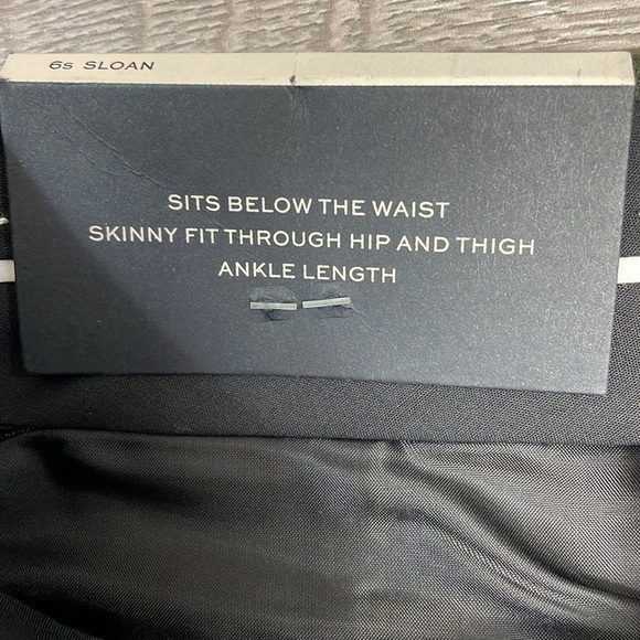 NWT Banana Republic Sloan Mid Rise Olive Green Side Stripe Trouser Pants 6S - Picture 16 of 16